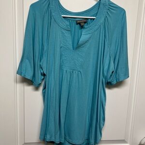 Style & Co. Turquoise Blouse